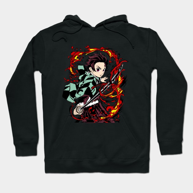 demon slayer Hoodie by Demonstore